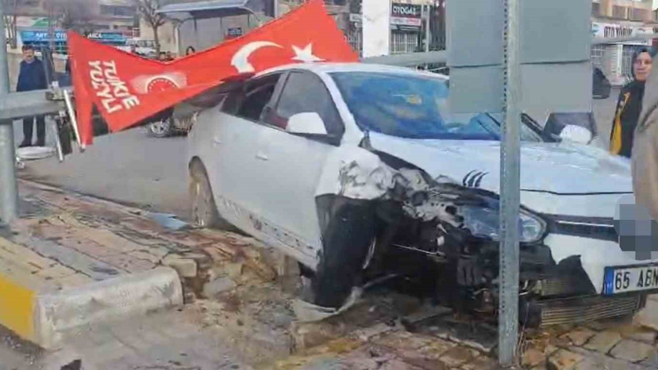 Erciş’te trafik kazası: 1 yaralı