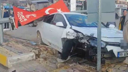 Erciş’te trafik kazası: 1 yaralı