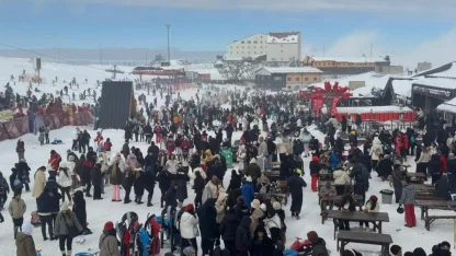 Erciyes’te ziyaretçi hedefine sezon bitmeden ulaşıldı