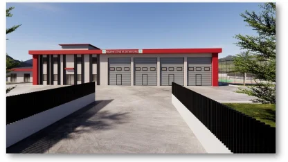 Ergene’ye 8 araç kapasiteli itfaiye istasyonu