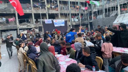 Esenler’den Gazze’ye 10 bin kişilik iftar sofrası
