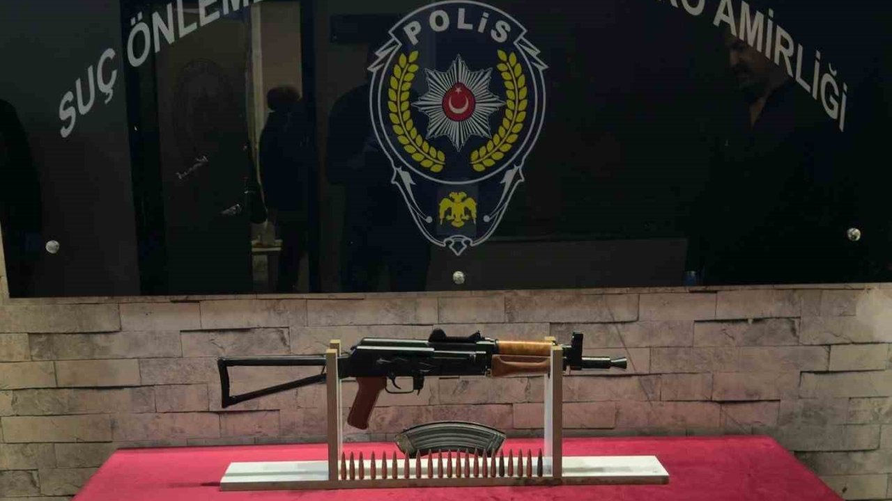 Gaziantep’te 1 adet tüfek ile 21 adet fişek ele geçirildi: 1 gözaltı