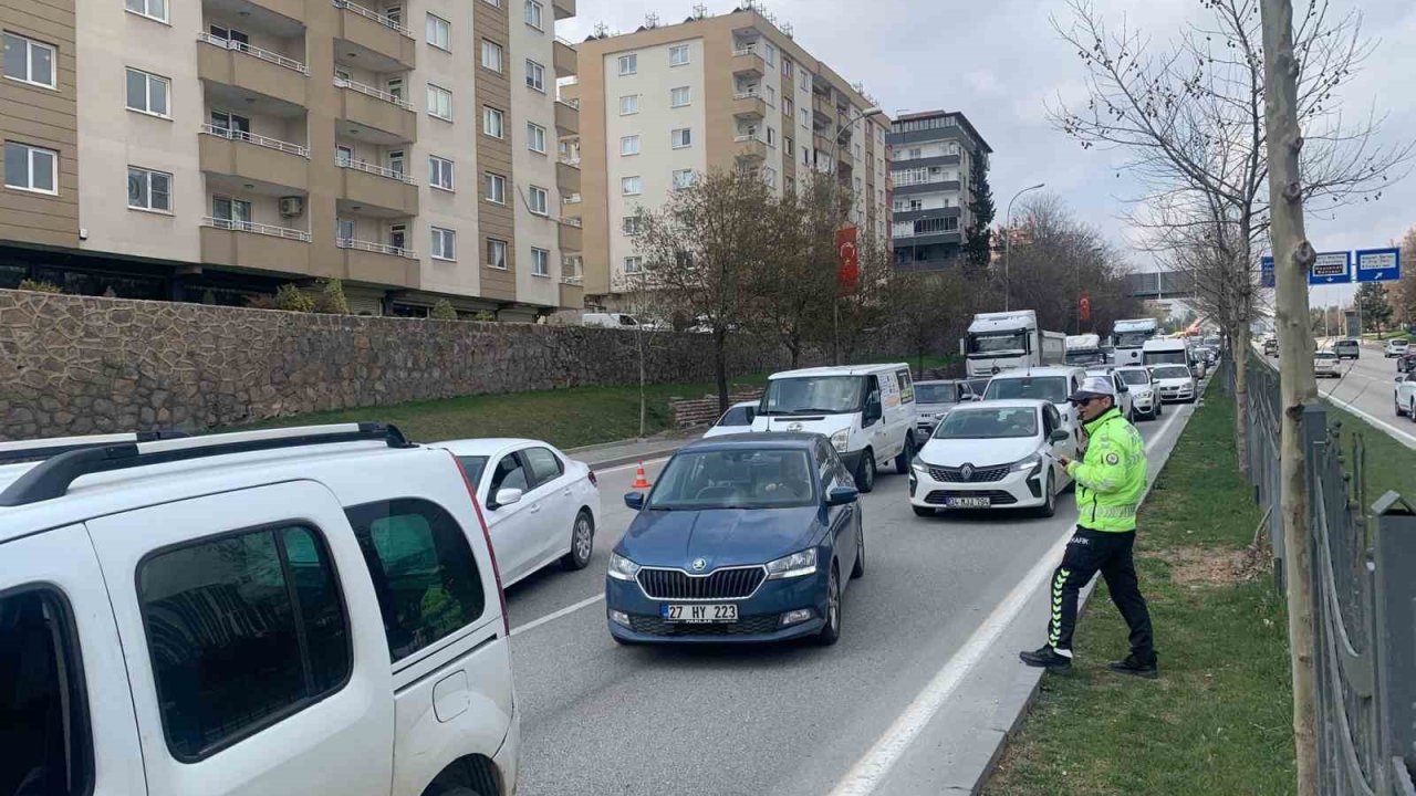 Gaziantep’te motosiklet kazası: 1 yaralı