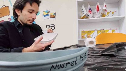 Genç ellerden "Nusret 1915" dokunuşu Menteşe’de seramik atölyesiyle tarih canlandı