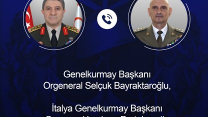 Genelkurmay Başkanı Bayraktaroğlu, İtalyan mevkidaşı ile görüştü