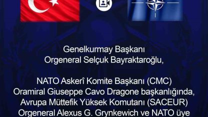 Genelkurmay Başkanı Orgeneral Bayraktaroğlu, NATO üye ülkeleri genelkurmay başkanlarının katıldığı toplantıya iştirak etti
