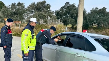 Germencik’te jandarma bayram boyunca sahadaydı