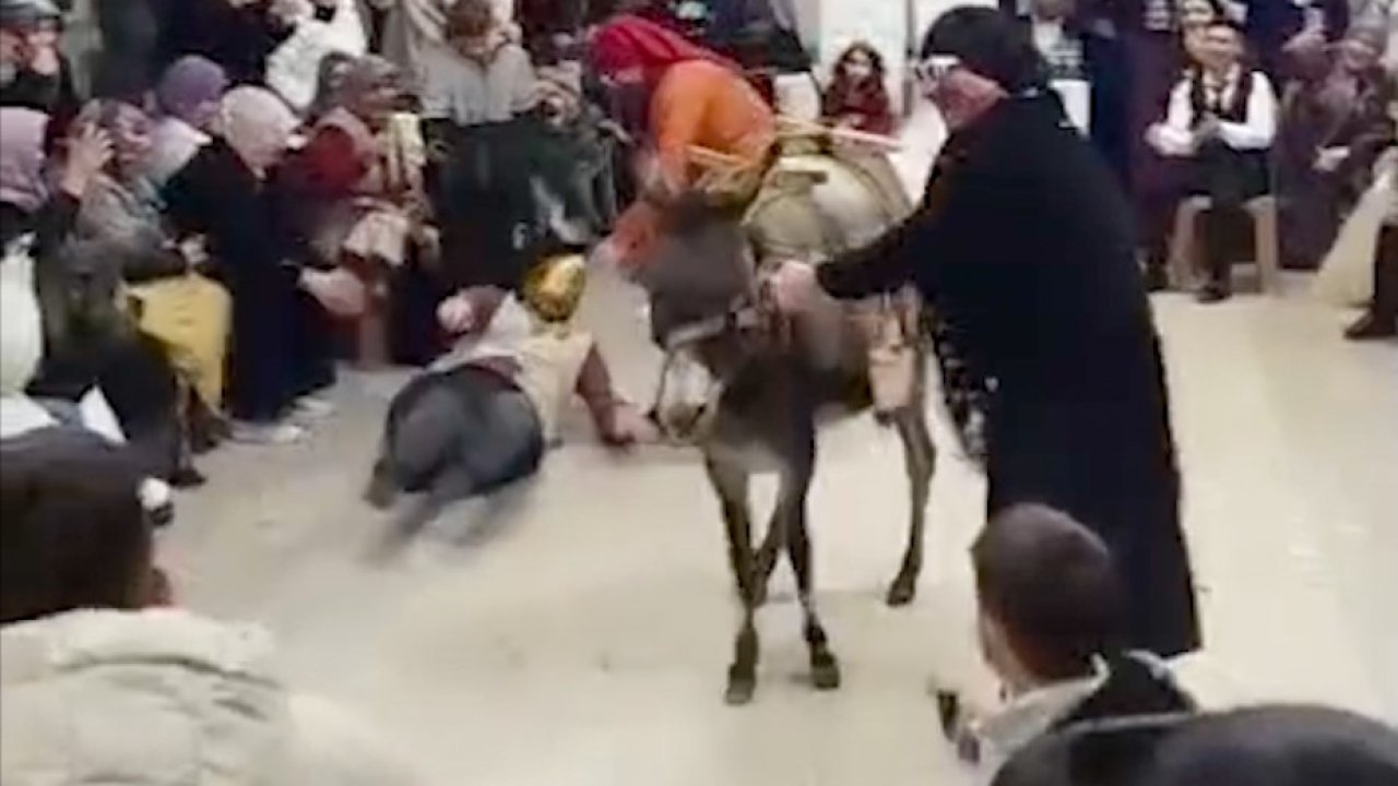 Gördes’te ilginç ‘damat eğlencesi’