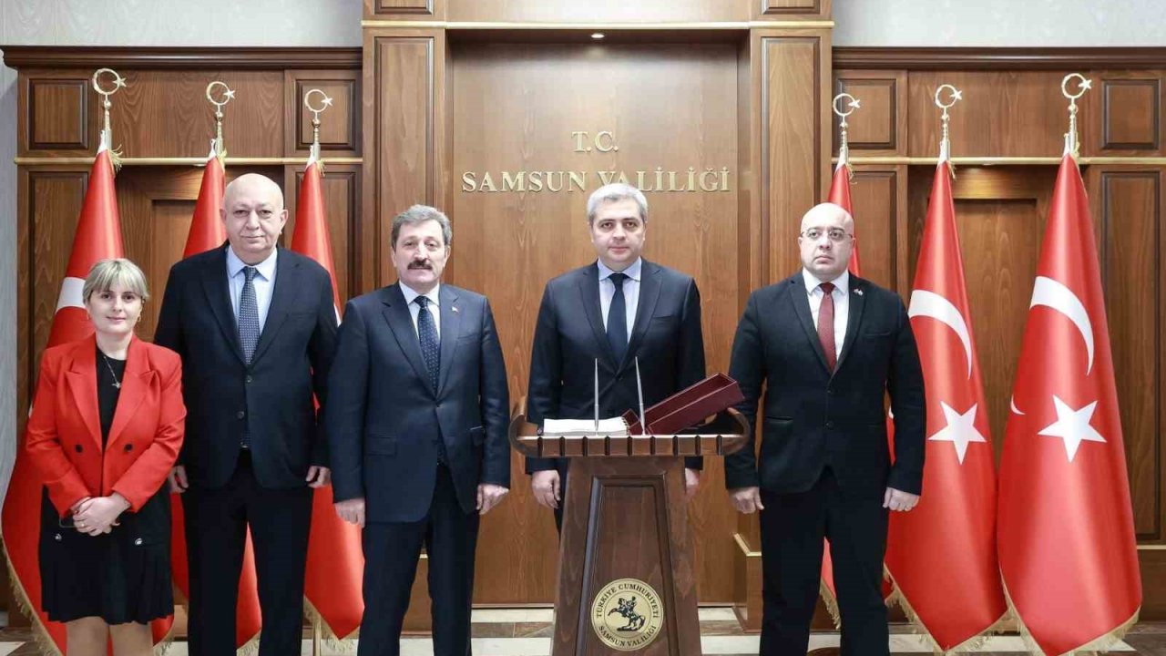 Gürcistan heyeti Samsun’da: Dostluk bağları pekişti
