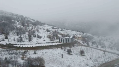 Hadim’de kar yağışı başladı