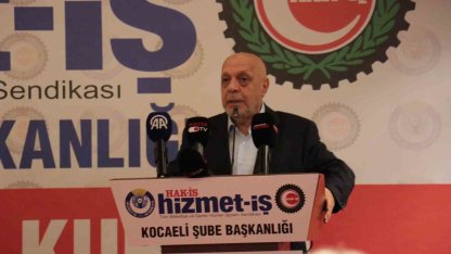 HAK-İŞ Genel Başkanı Arslan Kocaeli’de seslendi: "Biz sadece toplu sözleşme yapan sendika değiliz"