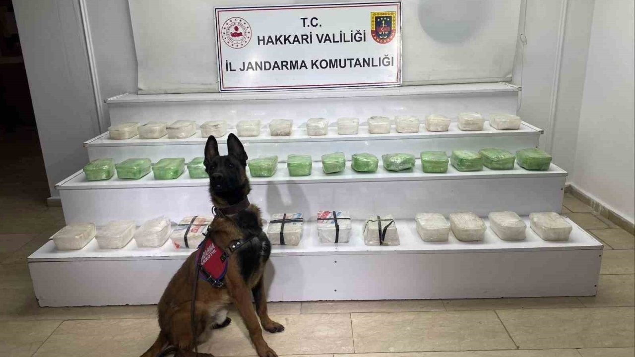 Hakkari’de 43 kilo metamfetamin ele geçirildi