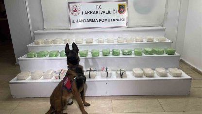 Hakkari’de 43 kilo metamfetamin ele geçirildi