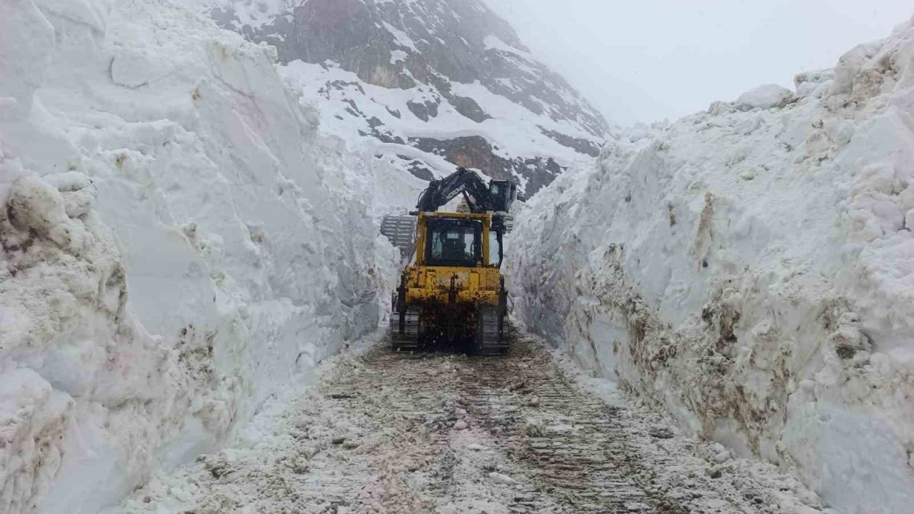 Hakkari’de 56 yerleşim yerinin yolu ulaşıma kapandı