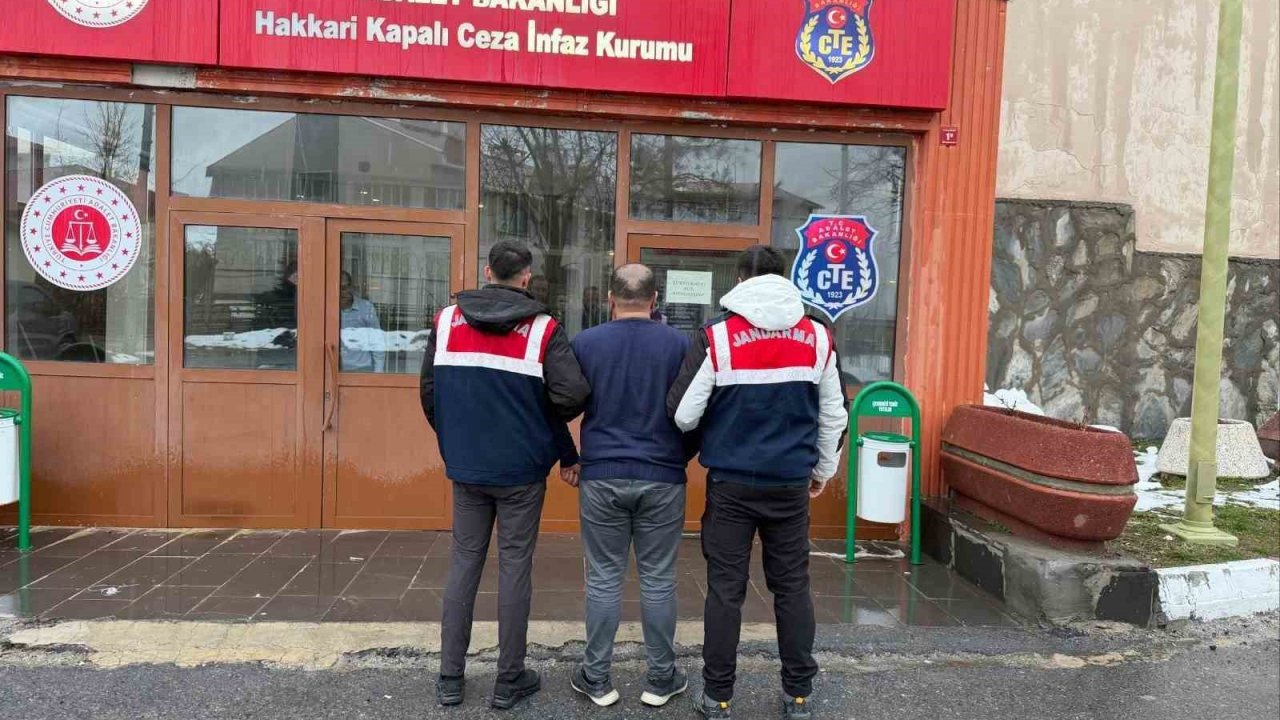Hakkari’de 8 yıl hapis cezası bulunan şahıs yakalandı