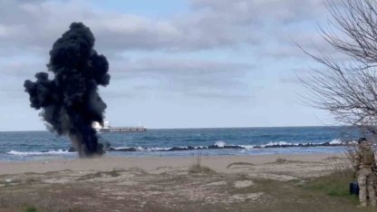 Halk plajındaki İHA, S.A.S. timleri tarafından imha edildi