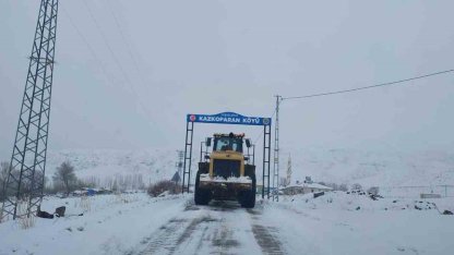 Iğdır’da karla mücadelede başarı: Kapalı köy yolu kalmadı