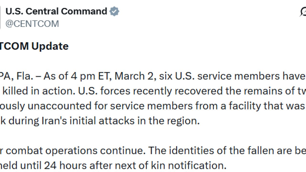 İran saldırılarında ölen ABD askerlerinin sayısı 6’ya yükseldi