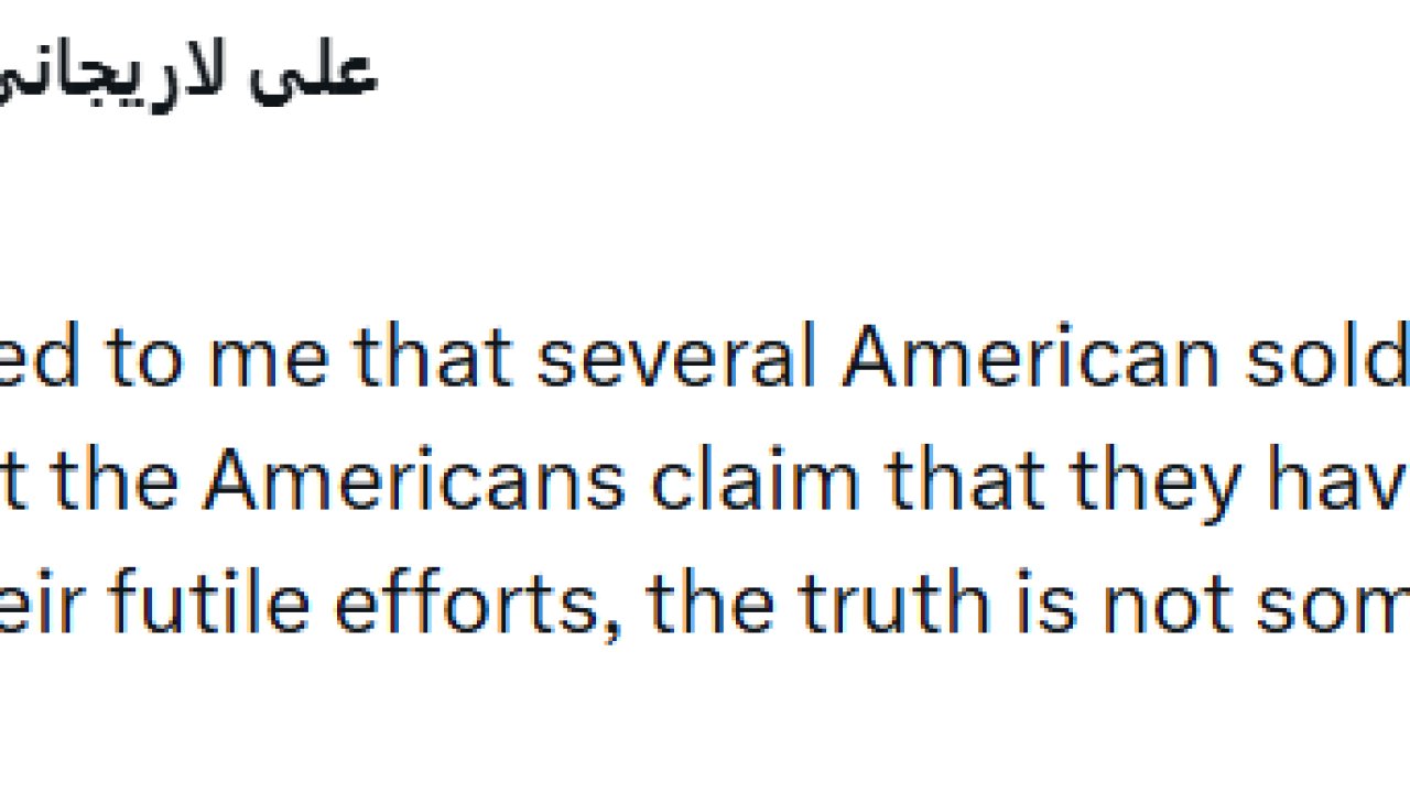 İran’dan esir asker açıklaması geldi, ABD yalanladı