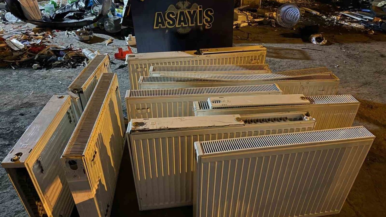 İskenderun’da kalorifer peteği hırsızları yakayı ele verdi
