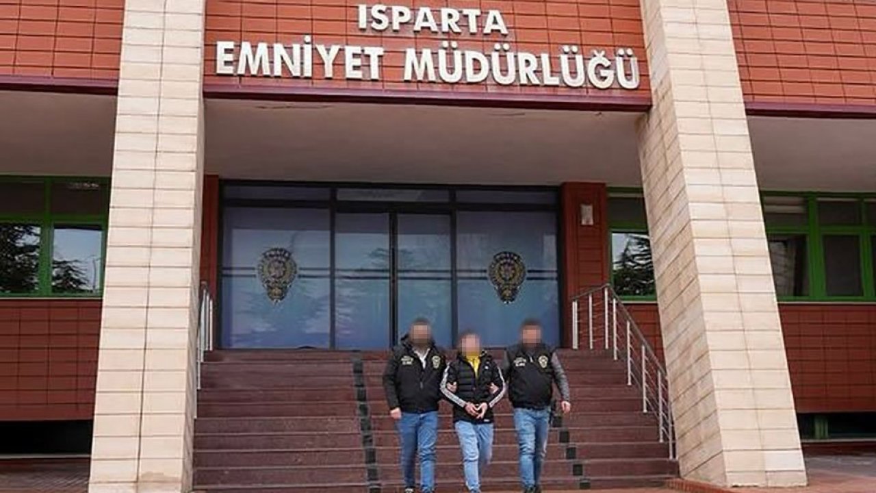 Isparta’da 24 yıl 11 ay hapis cezası bulunan firari yakalandı