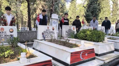 Kahramanmaraş’ta şehitler Ramazan Bayramı öncesi dualarla anıldı