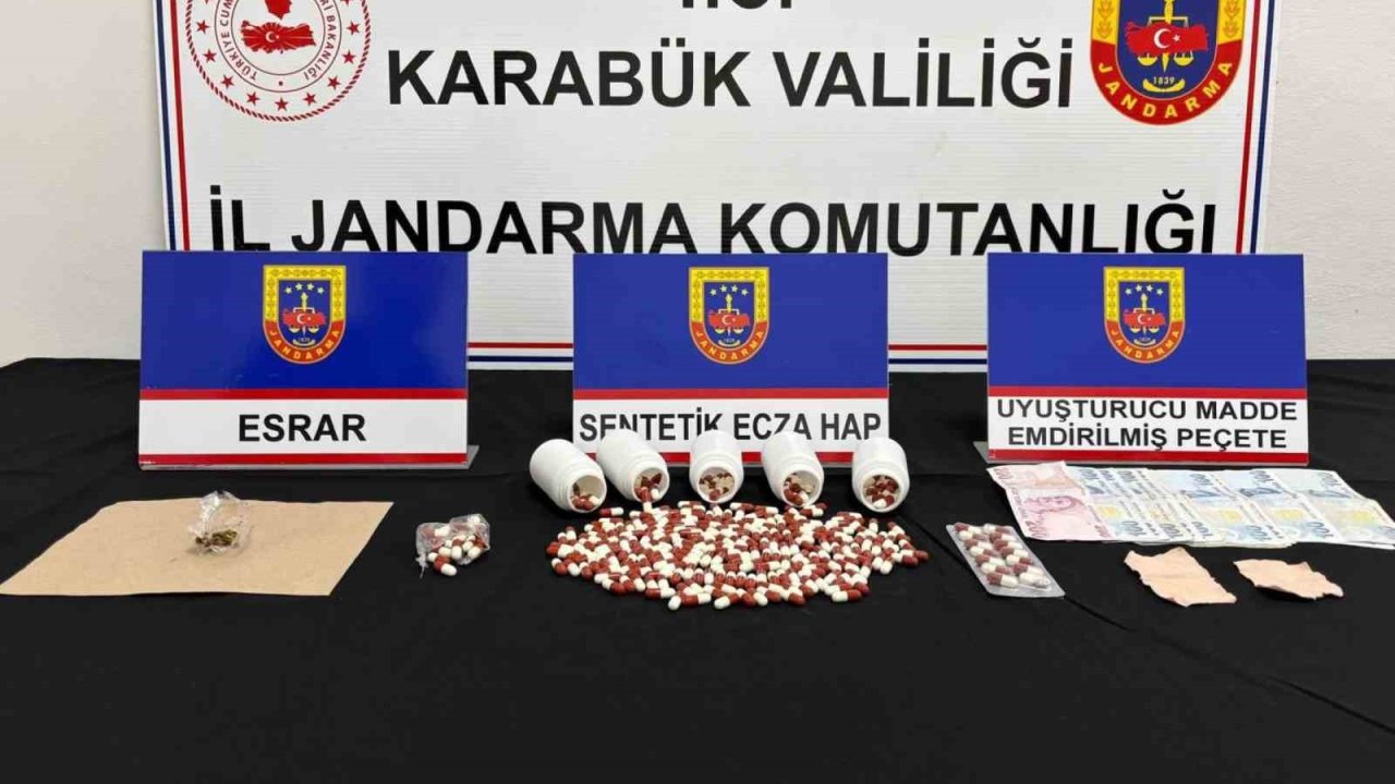 Karabük’te uyuşturucu operasyonunda 3 kişi gözaltı