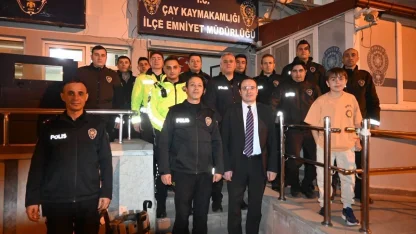 Kaymakam Türker iftarda emniyet mensuplarıyla bir araya geldi