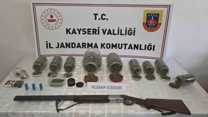 Kayseri’de 915 gram uyuşturucu madde ele geçirildi