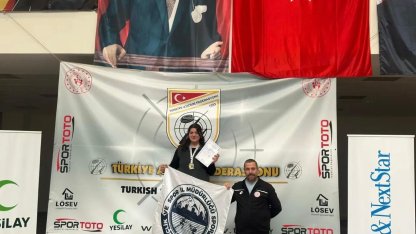 Kayserili sporcu Türkiye Şampiyonu oldu