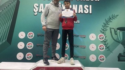Kayserili sporcu Türkiye üçüncüsü oldu