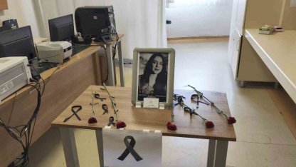 Kazada hayatını kaybeden sağlıkçı için anma etkinliği