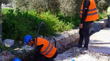 Kemikler mahallesinin içme suyu isale hattı yenilendi