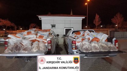 Kırşehir’de 1 ton 200 kilo kaz eti ele geçirildi