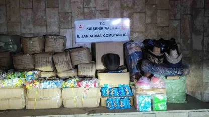 Kırşehir’de 2 milyonluk faturasız ürün ele geçirildi