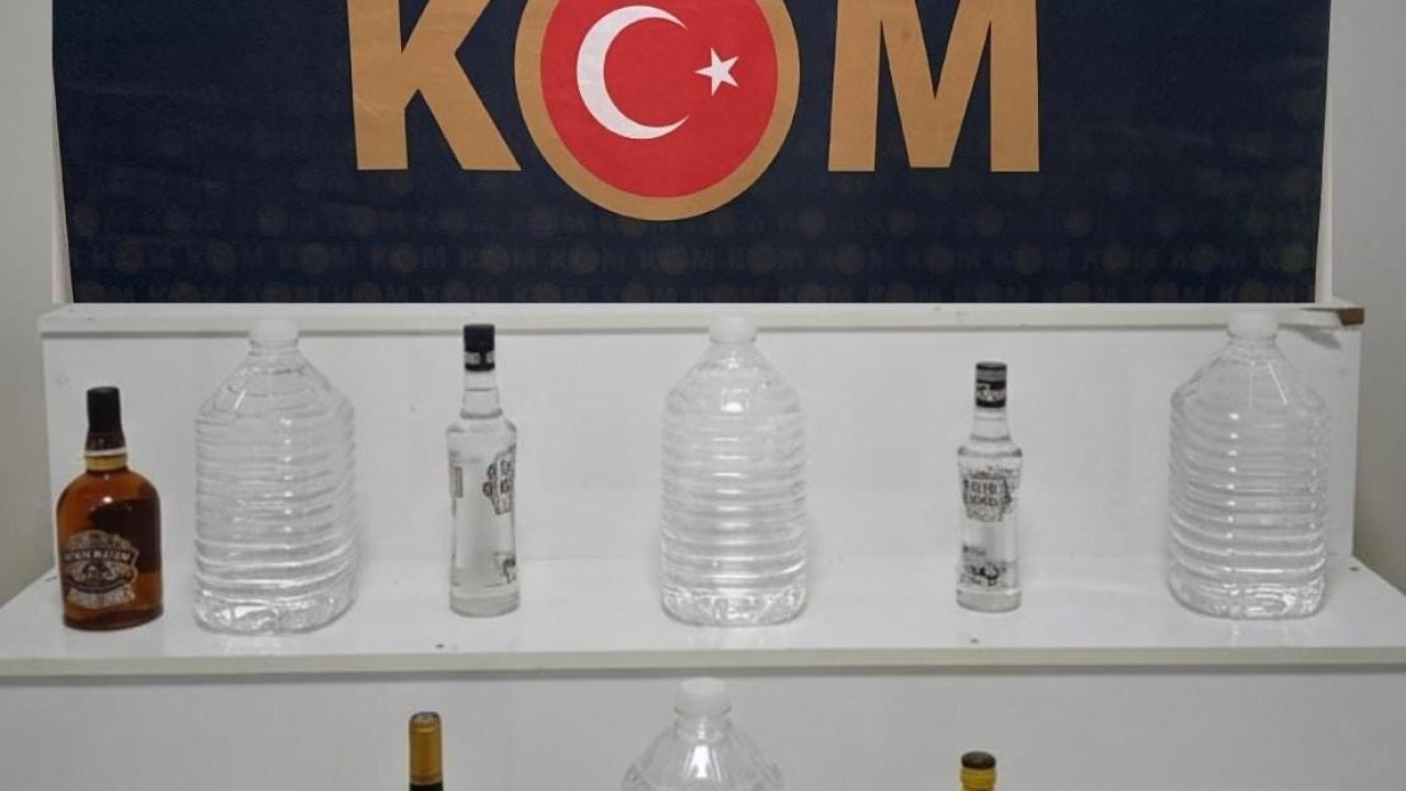 Kırşehir’de kaçak alkol ele geçirildi
