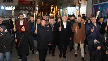 Kızılcahamam’da Ramazan coşkusu fener alayı ile yaşandı