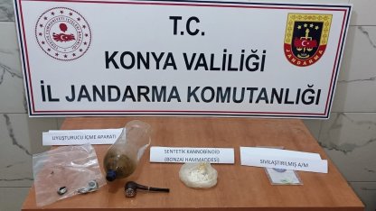Konya’da jandarmadan uyuşturucuya geçit yok: 21 tutuklama