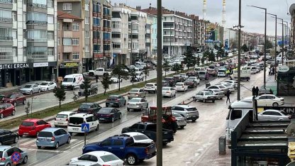 Kulu’da bayram trafiği yoğunluğu