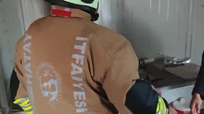 Kumlu’da ev yangını