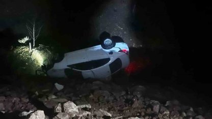 Kurtalan’da otomobil takla attı: 1 yaralı