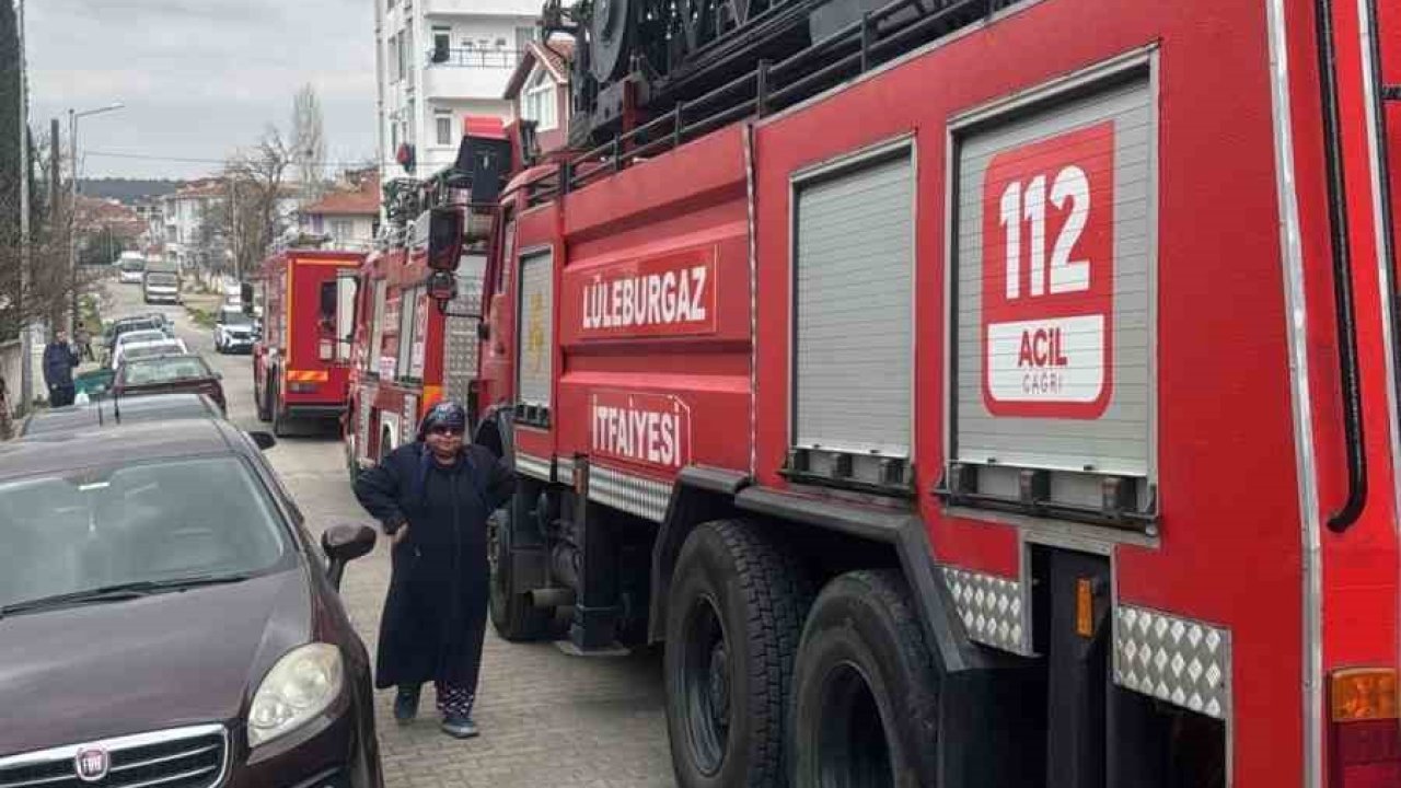 Kurutma makinesinden çıkan duman paniğe neden oldu