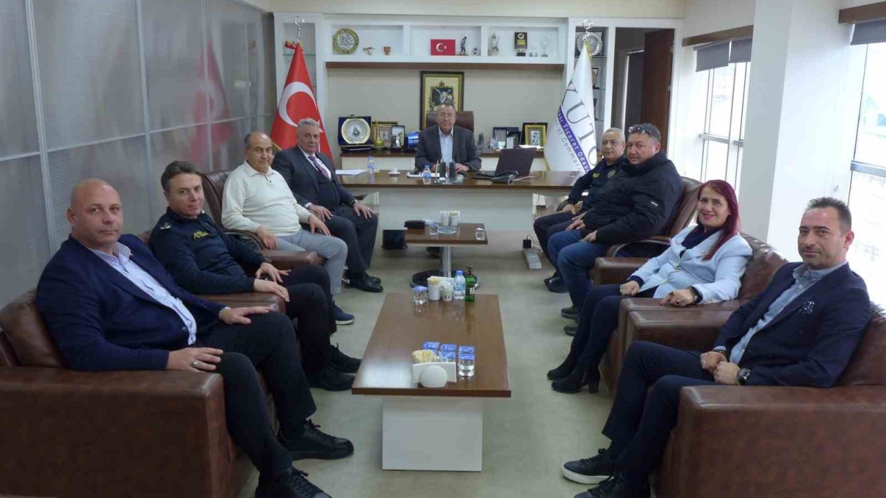 Kuşadası Ticaret Odası, İl Emniyet Müdürlüğü yetkililerini ağırladı