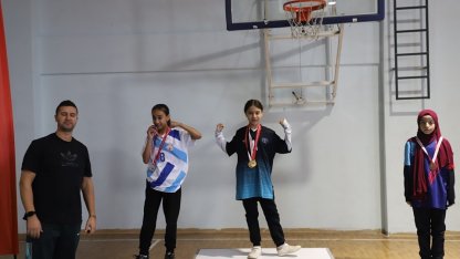 Kütahya’da ’Küçükler Bilek Güreşi İl Birinciliği’ tamamlandı