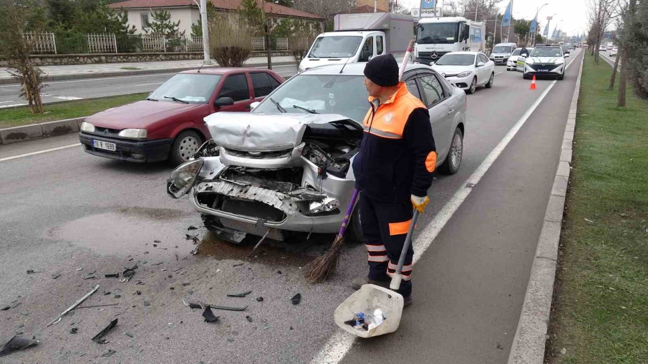 Malatya’da trafik kazası: 1 yaralı