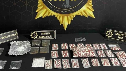 Malatya’da uyuşturucu operasyonu: 8 tutuklama