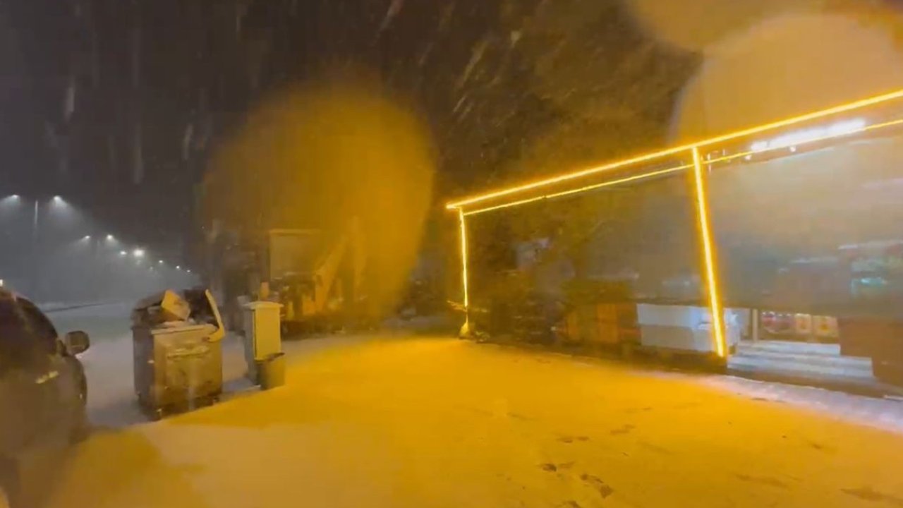 Malatya’nın yüksek kesimlerinde kar