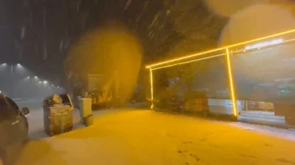 Malatya’nın yüksek kesimlerinde kar