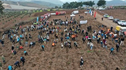 Manisa’da Orman Haftası’nda binlerce fidan toprakla buluştu