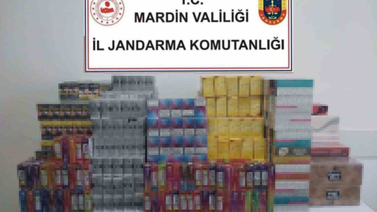 Mardin’de 10 bin paket kaçak sigara ele geçirildi